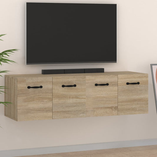 vidaXL Ντουλάπια Τοίχου 2 τεμ. Sonoma Δρυς 80x35x36,5 εκ. Επεξ. Ξύλο
