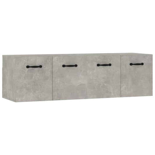 vidaXL Ντουλάπια Τοίχου 2 τεμ. Γκρι Σκυρ. 80x35x36,5 εκ. Επεξ. Ξύλο
