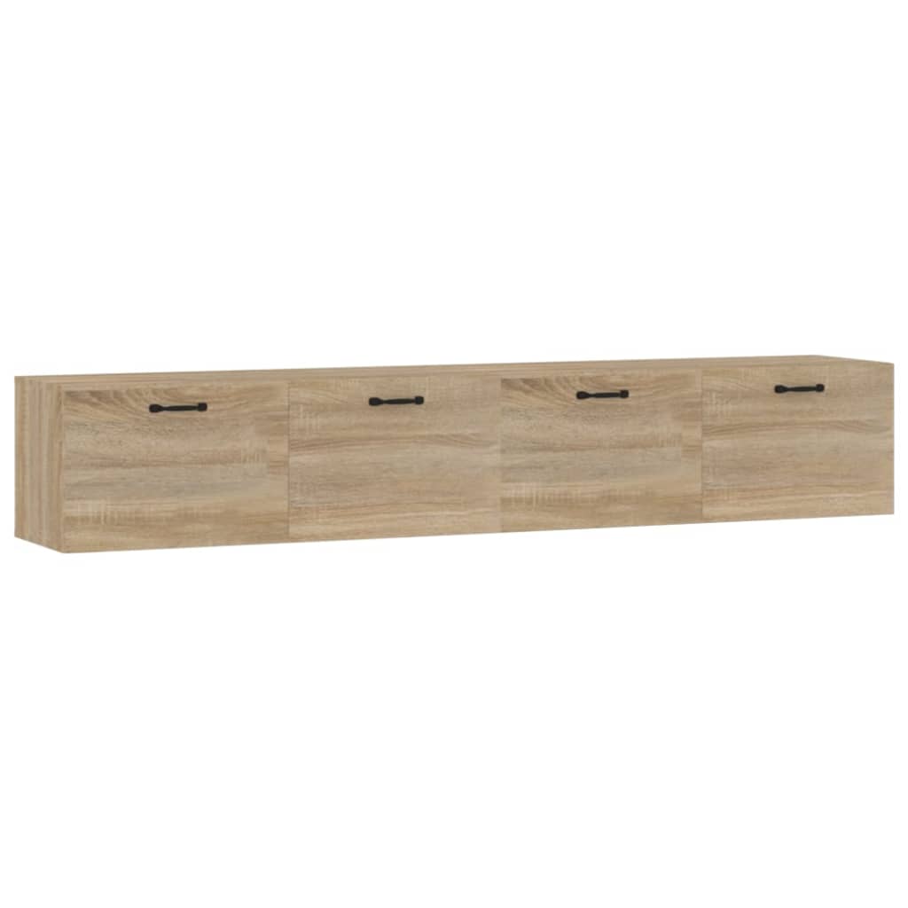 vidaXL Ντουλάπια Τοίχου 2 τεμ. Sonoma Δρυς 100x36,5x35 εκ. Επεξ. Ξύλο