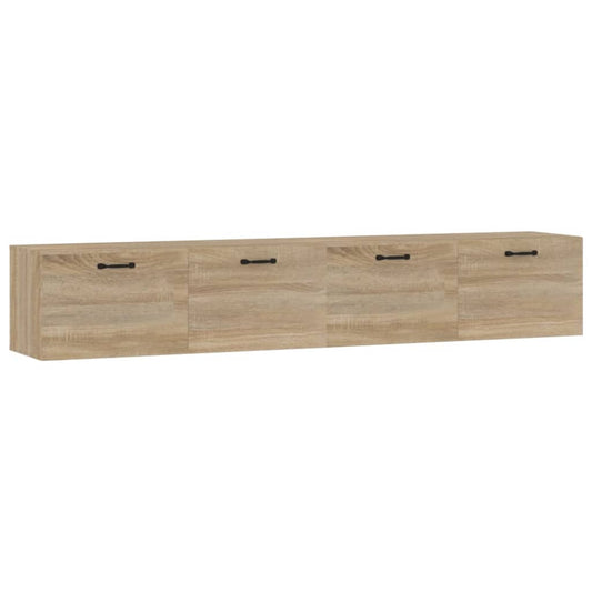 vidaXL Ντουλάπια Τοίχου 2 τεμ. Sonoma Δρυς 100x36,5x35 εκ. Επεξ. Ξύλο