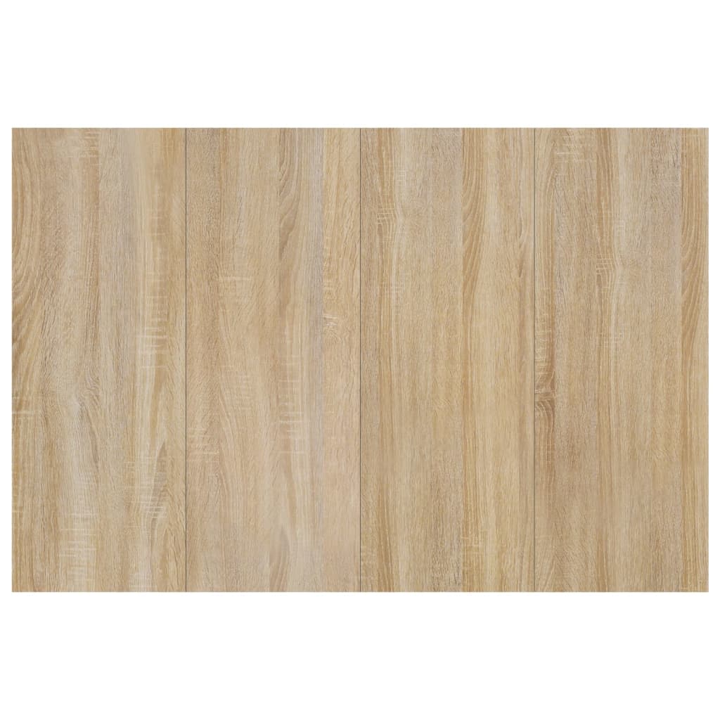 vidaXL Κεφαλάρι Κρεβατιού με Κομοδίνα Sonoma Δρυς Επεξεργασμένο Ξύλο