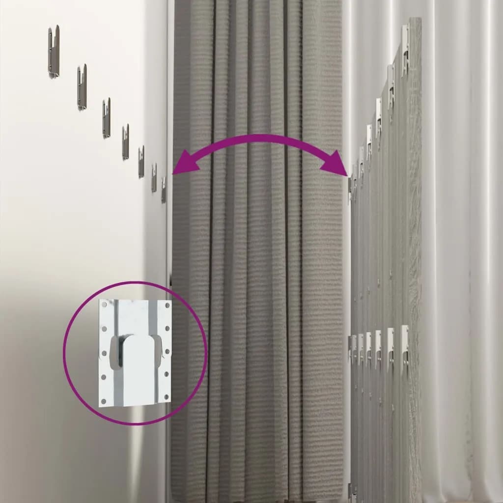 vidaXL Κεφαλάρι Κρεβατιού με Κομοδίνα Γκρι Sonoma Επεξεργασμένο Ξύλο