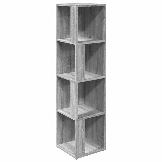 vidaXL Γωνιακό Έπιπλο Γκρι Sonoma 33x33x132 εκ. από Επεξεργ. Ξύλο