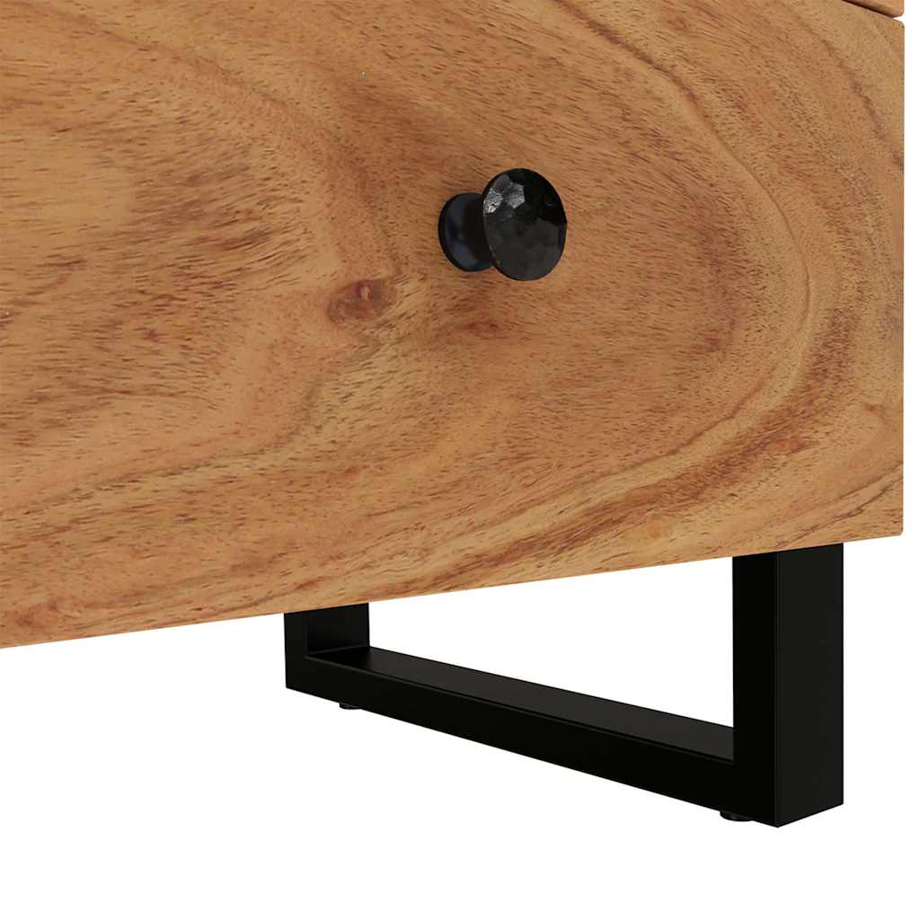 vidaXL Κομοδίνα 2 τεμ. 40 x 33 x 46 εκ. από Μασίφ Ξύλο Ακακίας