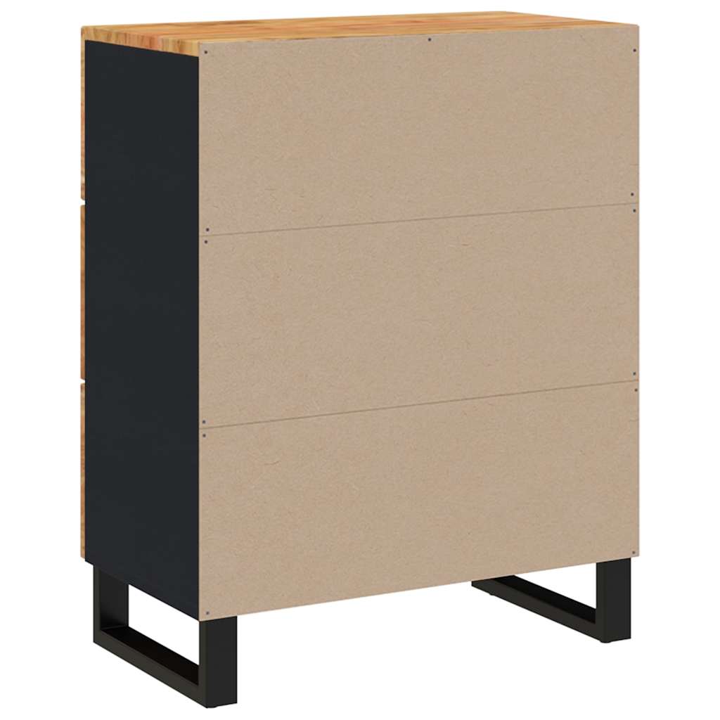 vidaXL Ντουλάπι 60 x 33 x 75 εκ. από Μασίφ Ξύλο Ακακίας