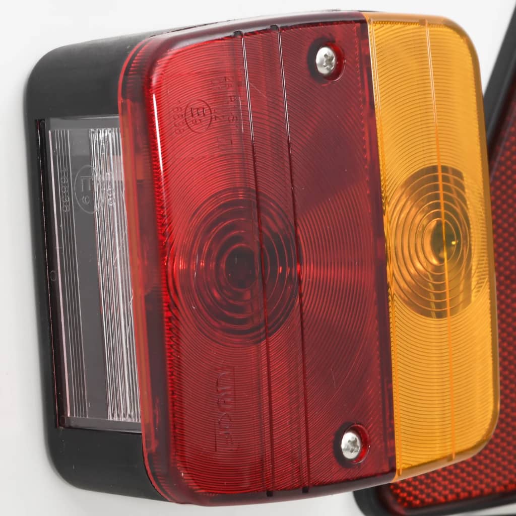 vidaXL Φως Τρέιλερ Κόκκινο 115 x 7 x 14 εκ. Κλασσικός Λαμπτήρας 12V