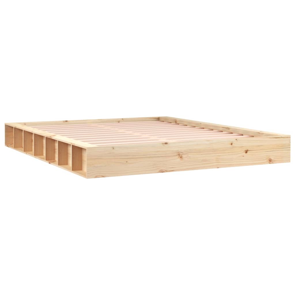 vidaXL Πλαίσιο Κρεβατιού 200 x 200 εκ. από Μασίφ Ξύλο