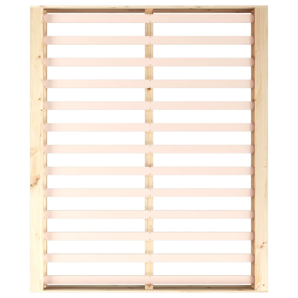 vidaXL Πλαίσιο Κρεβατιού 180 x 200 εκ. Μασίφ Ξύλο Super King Size