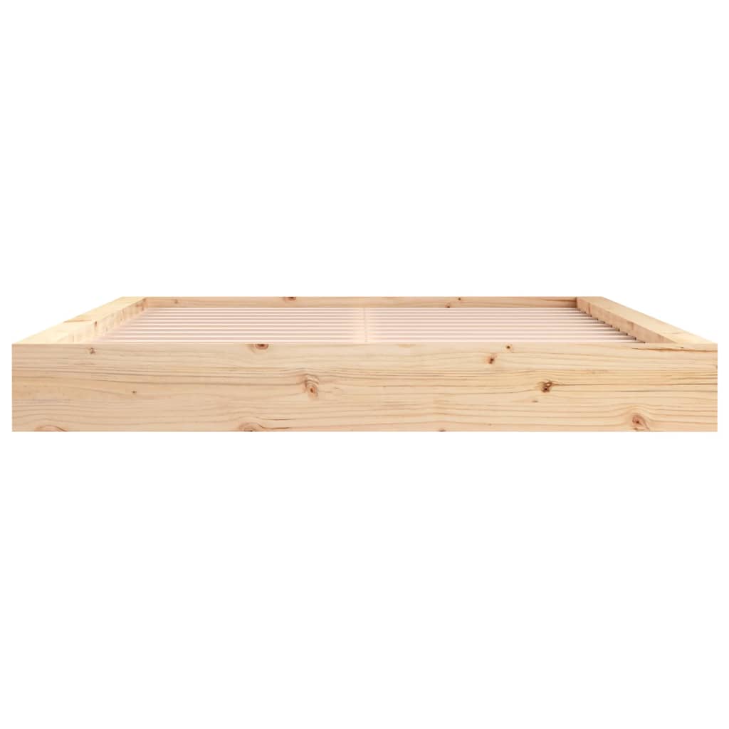 vidaXL Πλαίσιο Κρεβατιού 150 x 200 εκ. Μασίφ Ξύλο King Size