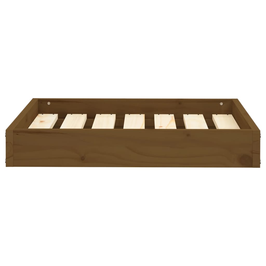 vidaXL Κρεβάτι Σκύλου Μελί 61,5 x 49 x 9 εκ. από Μασίφ Ξύλο Πεύκου