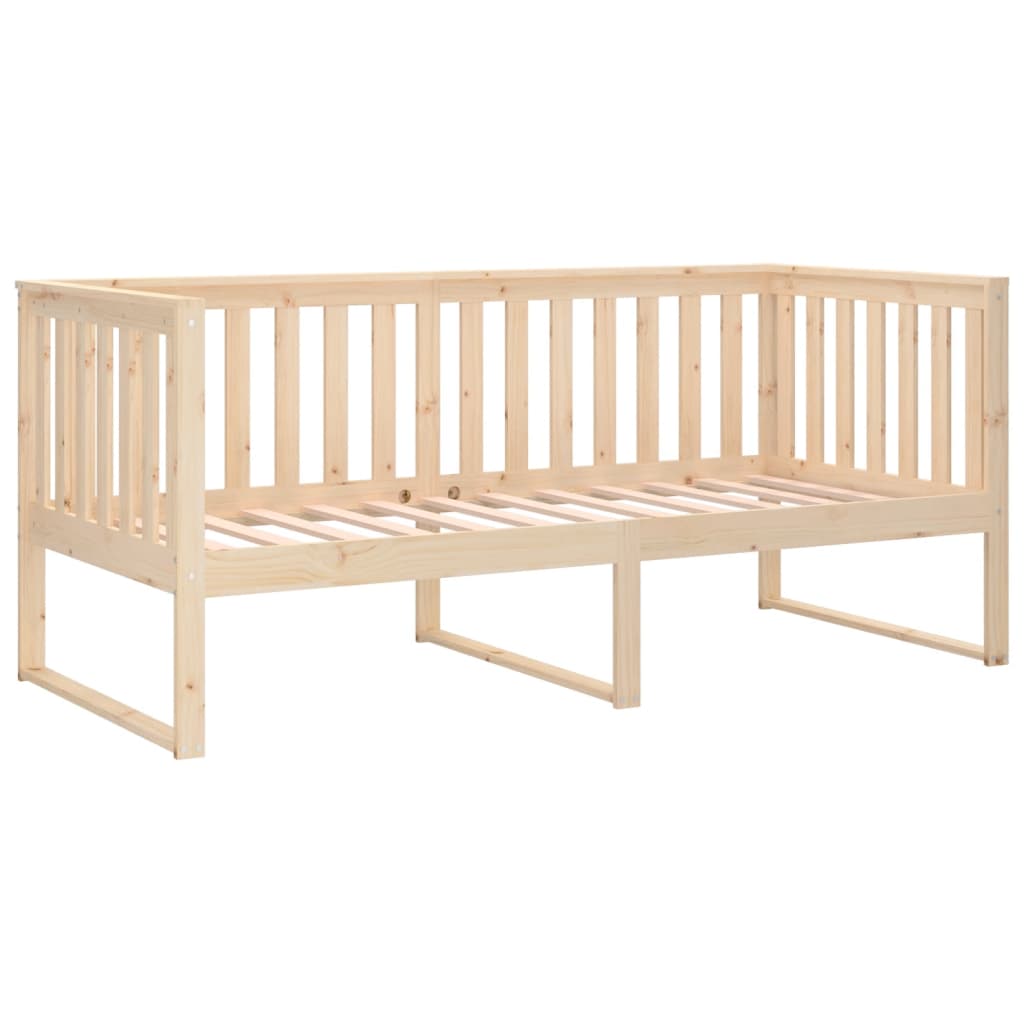 vidaXL Κρεβάτι ημέρας χωρίς στρώμα 100x200 cm Στερεό ξύλο πεύκο
