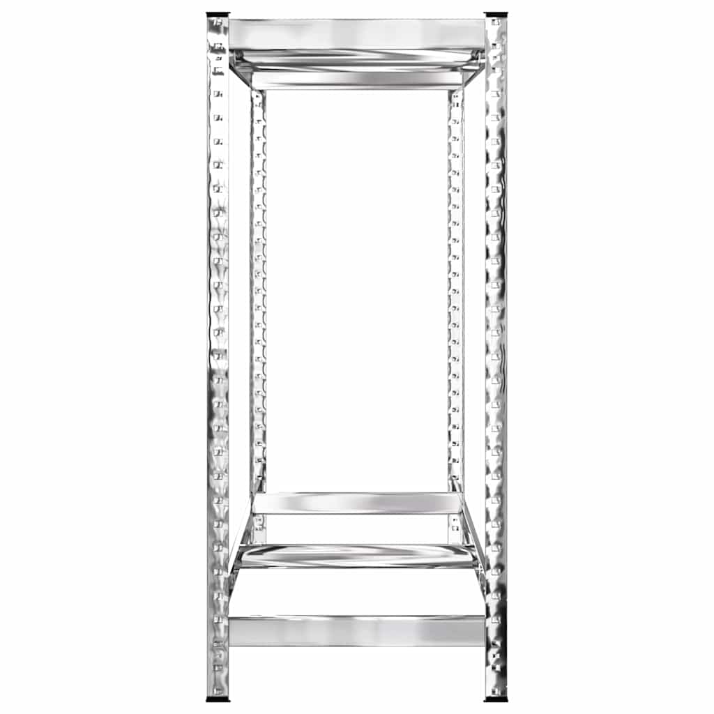 vidaXL Ραφιέρα Ελαστικών 2 Επιπέδων Ασημί 110 x 40 x 110 εκ. Ατσάλι