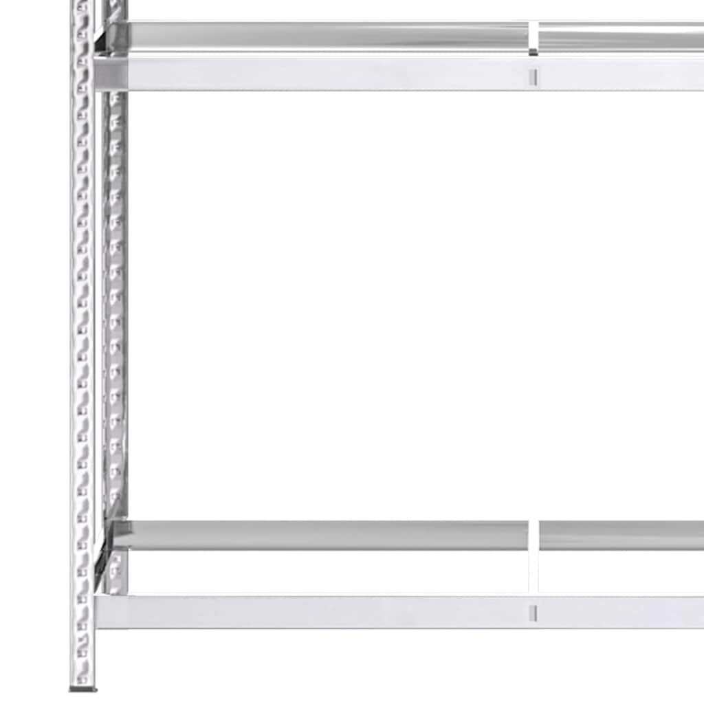 vidaXL Ραφιέρα Ελαστικών 3 Επιπέδων Ασημί 110 x 40 x 200 εκ. Ατσάλι