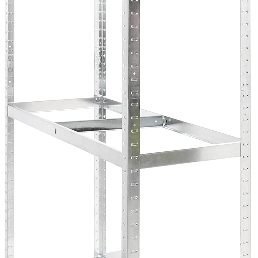 vidaXL Ραφιέρα Ελαστικών 3 Επιπέδων Ασημί 110 x 40 x 200 εκ. Ατσάλι