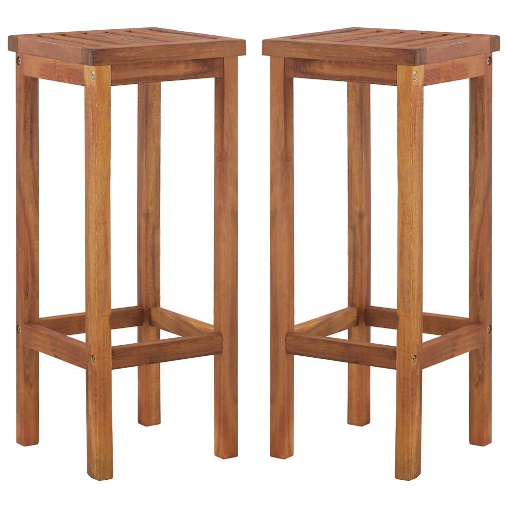 vidaXL Σετ Επίπλων Μπαρ Κήπου 7 Τεμαχίων από Μασίφ Ξύλο Ακακίας