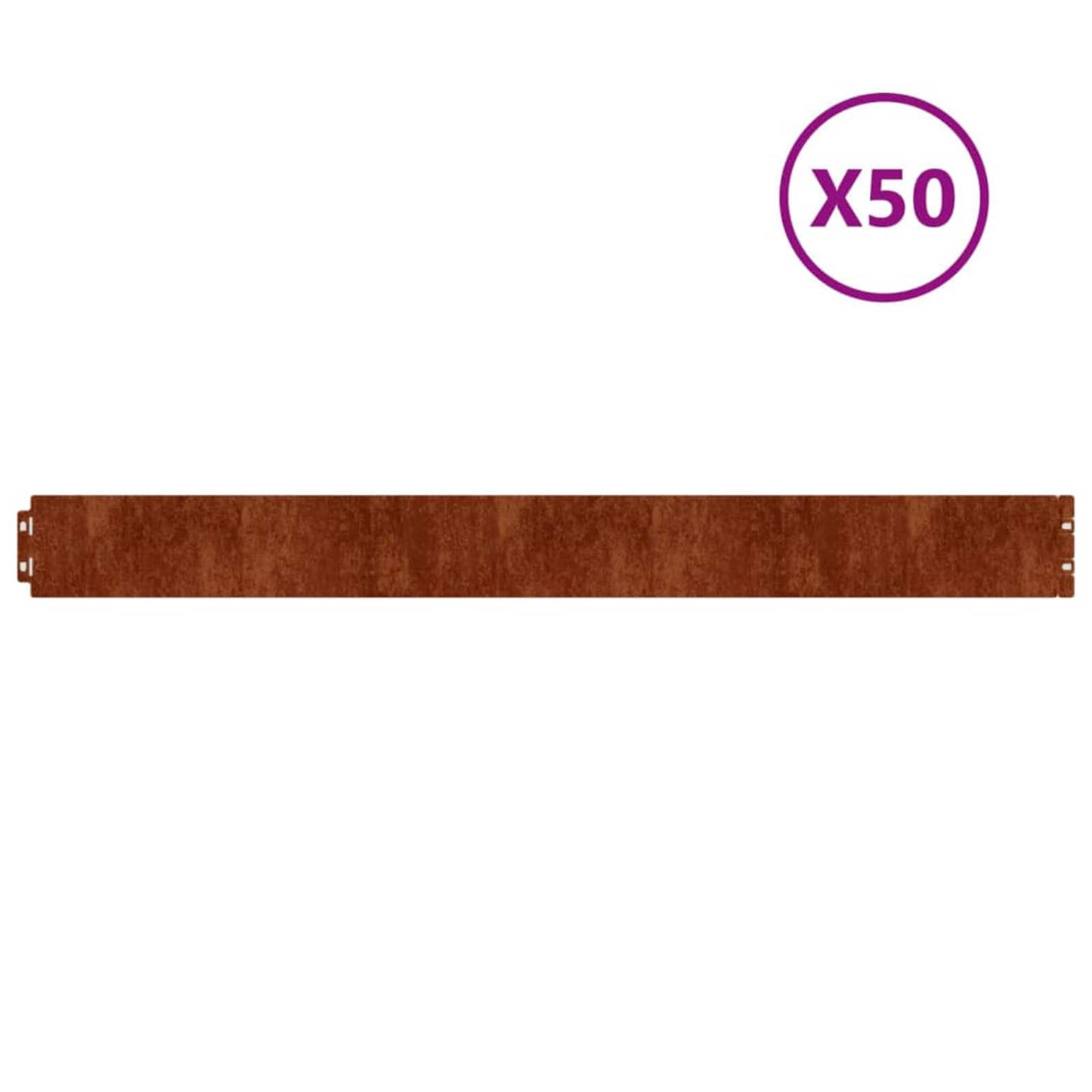 vidaXL Μπορντούρες Γκαζόν 10τεμ Ανθρακί 10x103εκ Ατσάλι Σκληρυθέν Αέρα