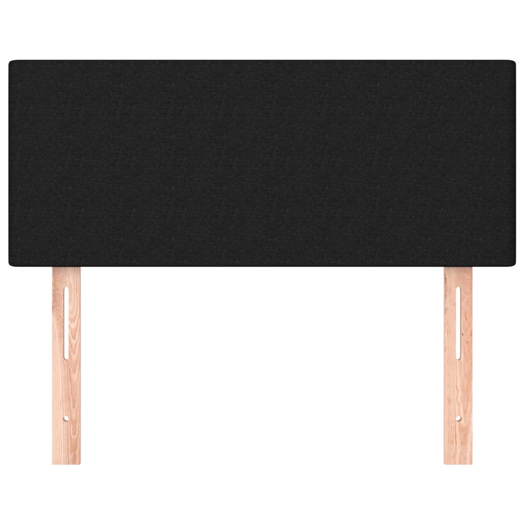 vidaXL Κεφαλάρι Κρεβατιού Μαύρο 90x5x78/88 εκ. Υφασμάτινο