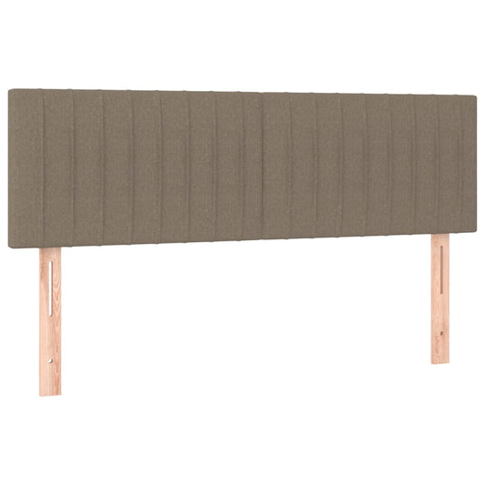 vidaXL Κεφαλάρια Κρεβατιού 2 τεμ. Taupe 72x5x78/88 εκ. Υφασμάτινα