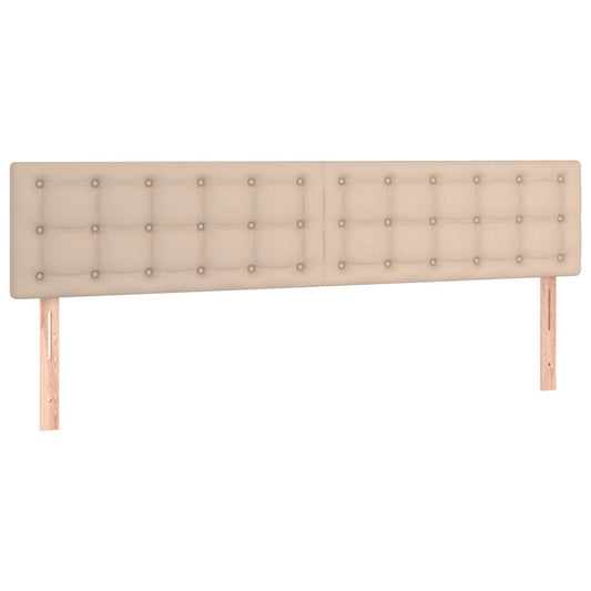 vidaXL Κεφαλάρια Καπουτσίνο 180x5x78/88 εκ. από Συνθετικό Δέρμα