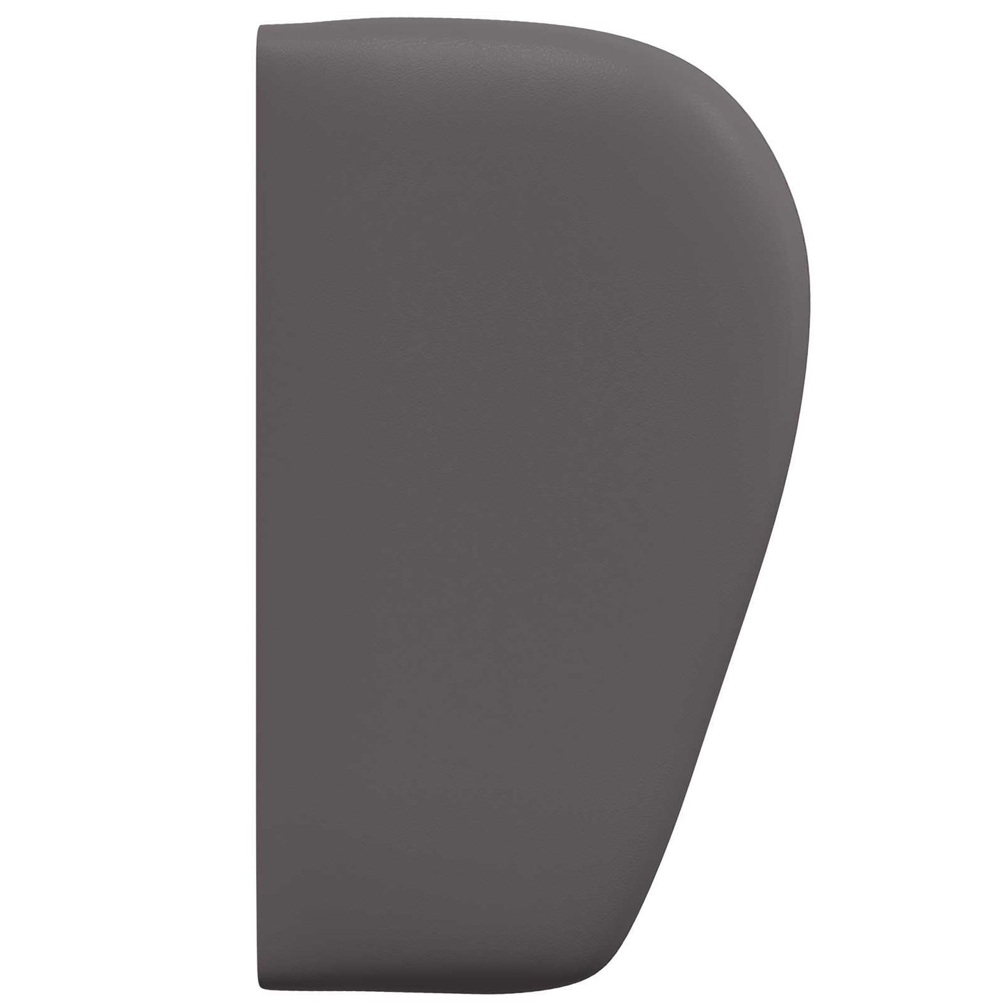 vidaXL Αυτί Κεφαλής Σκούρο Γκρι 40 x 23 x 6 εκ PVC
