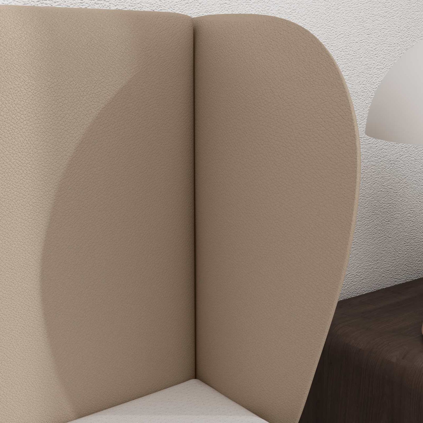 vidaXL Αυτί Κεφαλής Ώχρα 40 x 23 x 6 εκ PVC