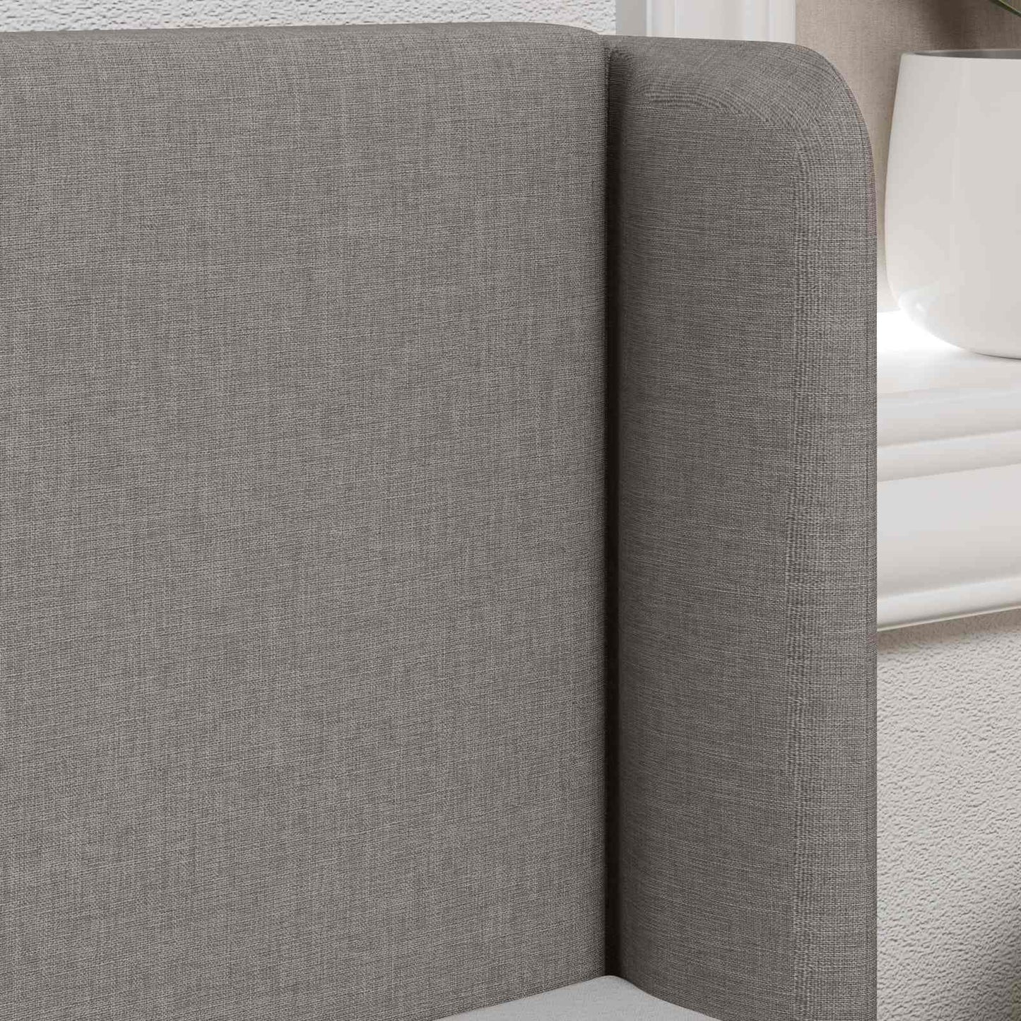 vidaXL Αυτί Κεφαλής Taupe 40,5 x 40,5 x 4 εκ ύφασμα