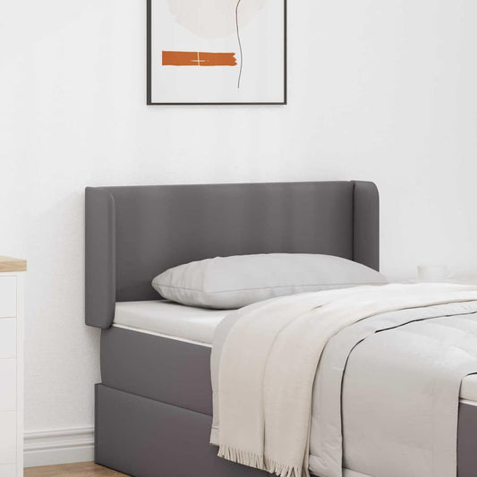 vidaXL Αυτιά Κεφαλής 2 pcs Γκρι 40 x 16 x 5 εκ. Τεχνητό δέρμα