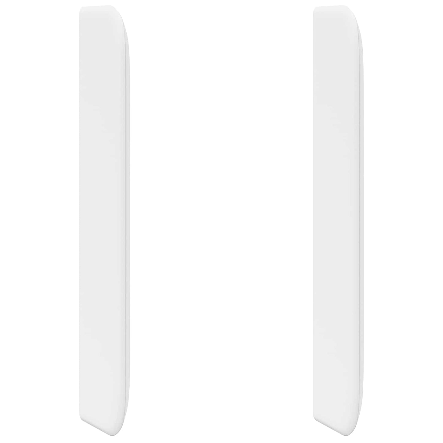 vidaXL Αυτί Κεφαλής Λευκό 80 x 16 x 4 εκ. PVC
