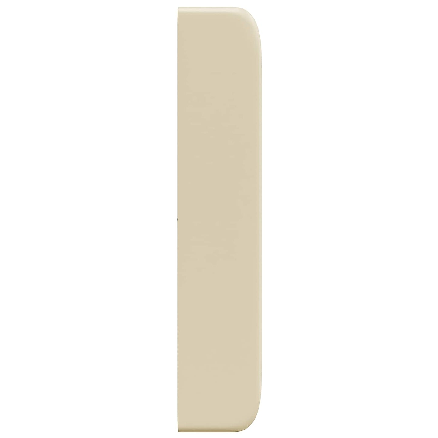 vidaXL Αυτί Κεφαλής Κρεμ 80 x 16 x 4 εκ. PVC