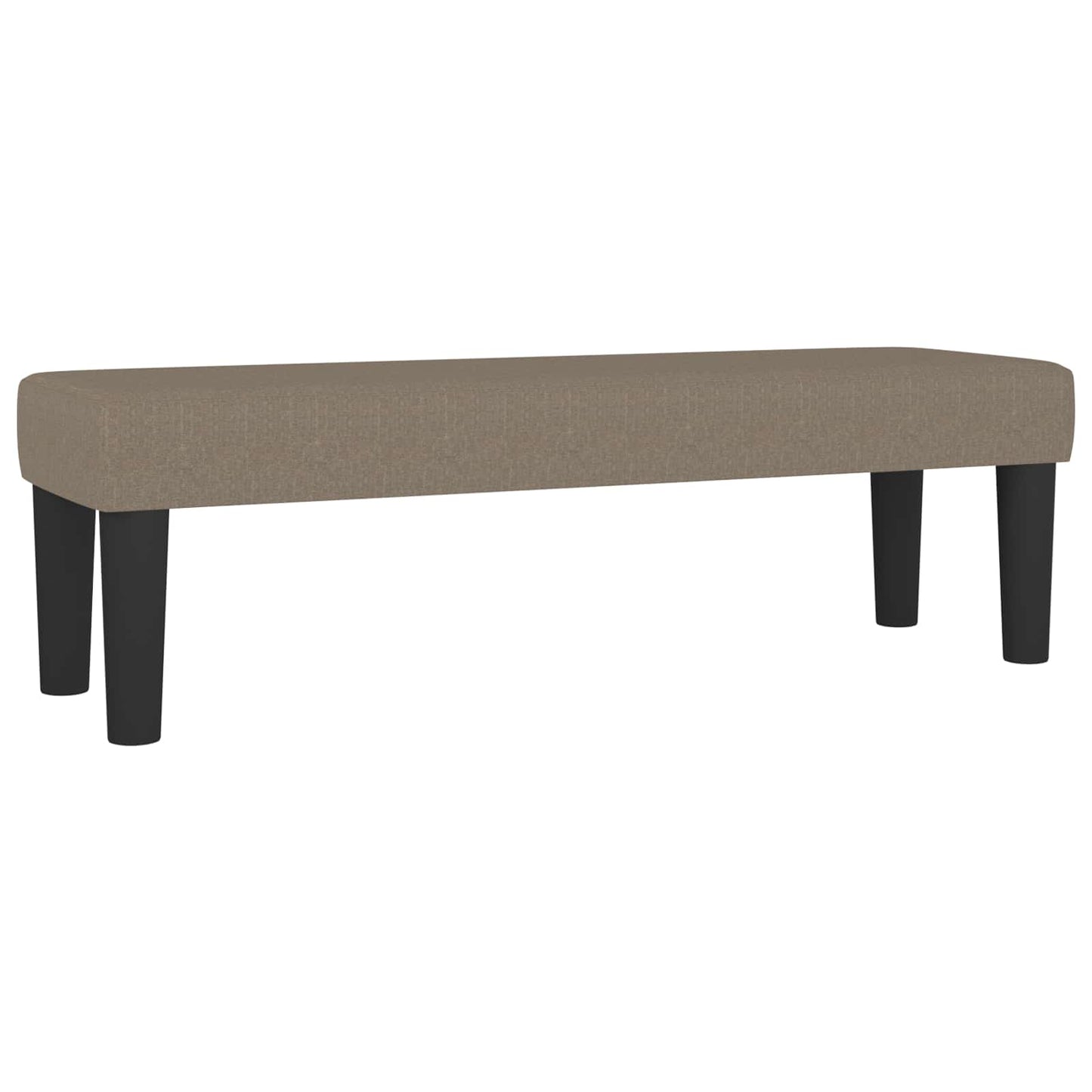 vidaXL Πάγκος Taupe 100x30x30 εκ. Υφασμάτινος