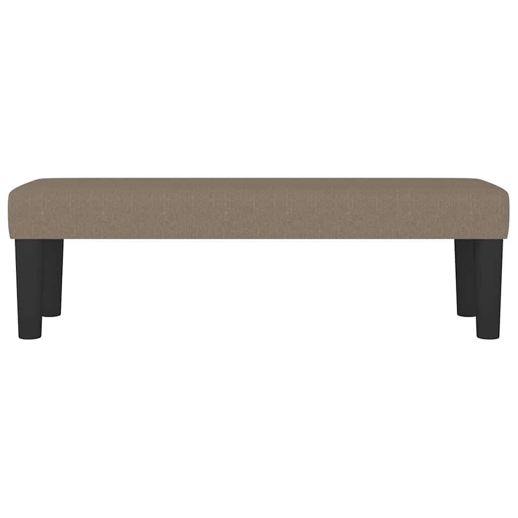 vidaXL Πάγκος Taupe 100x30x30 εκ. Υφασμάτινος