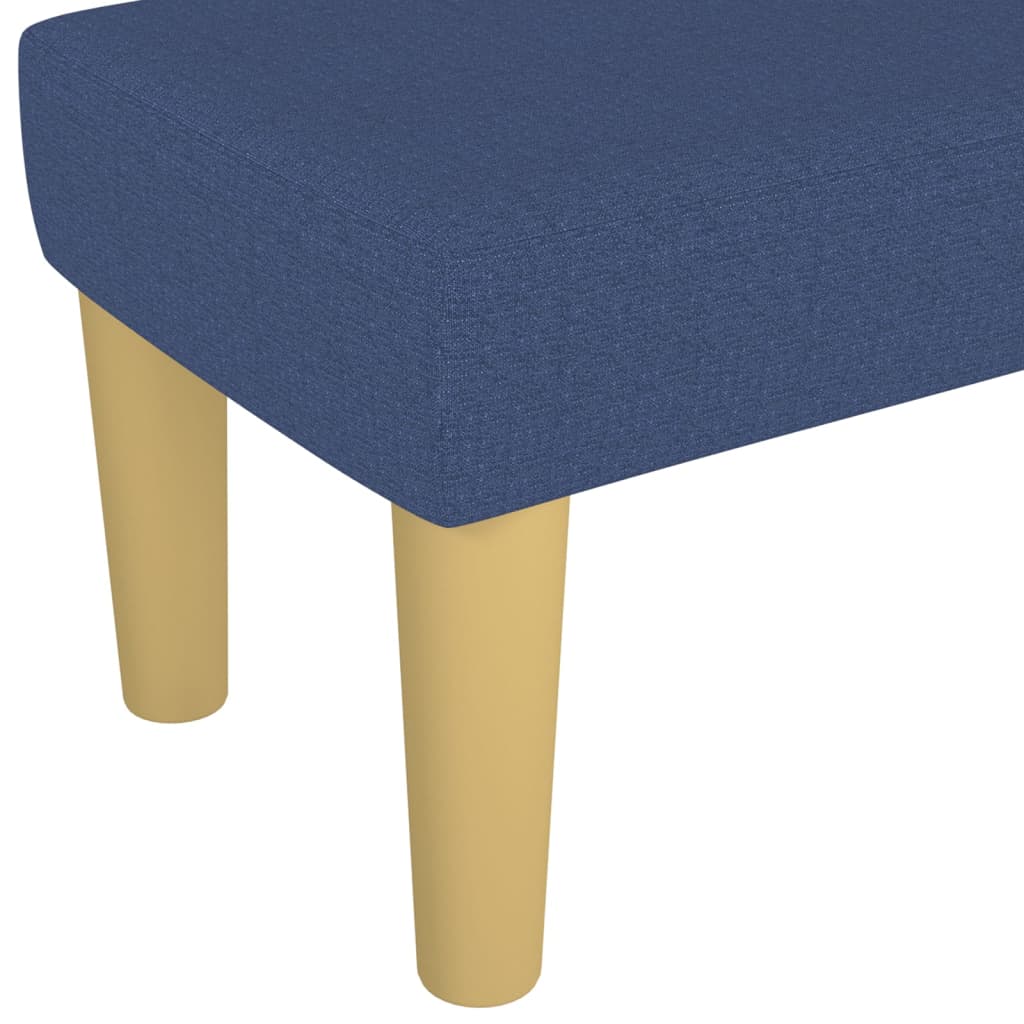 vidaXL Πάγκος Μπλε 100x30x30 εκ. Υφασμάτινος