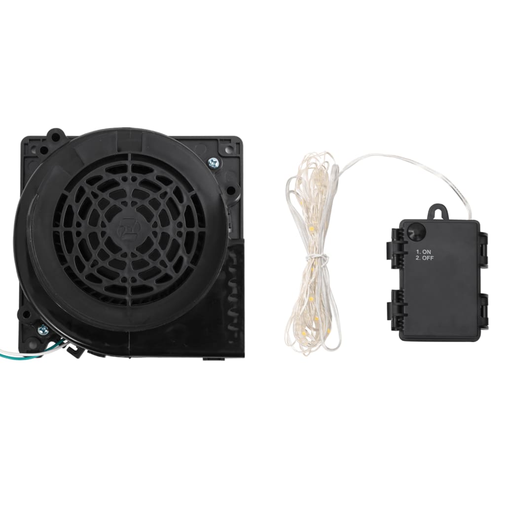 vidaXL Άγιος Βασίλης Έλκηθρο με Ταράνδους Φουσκωτό με LED 130 εκ.