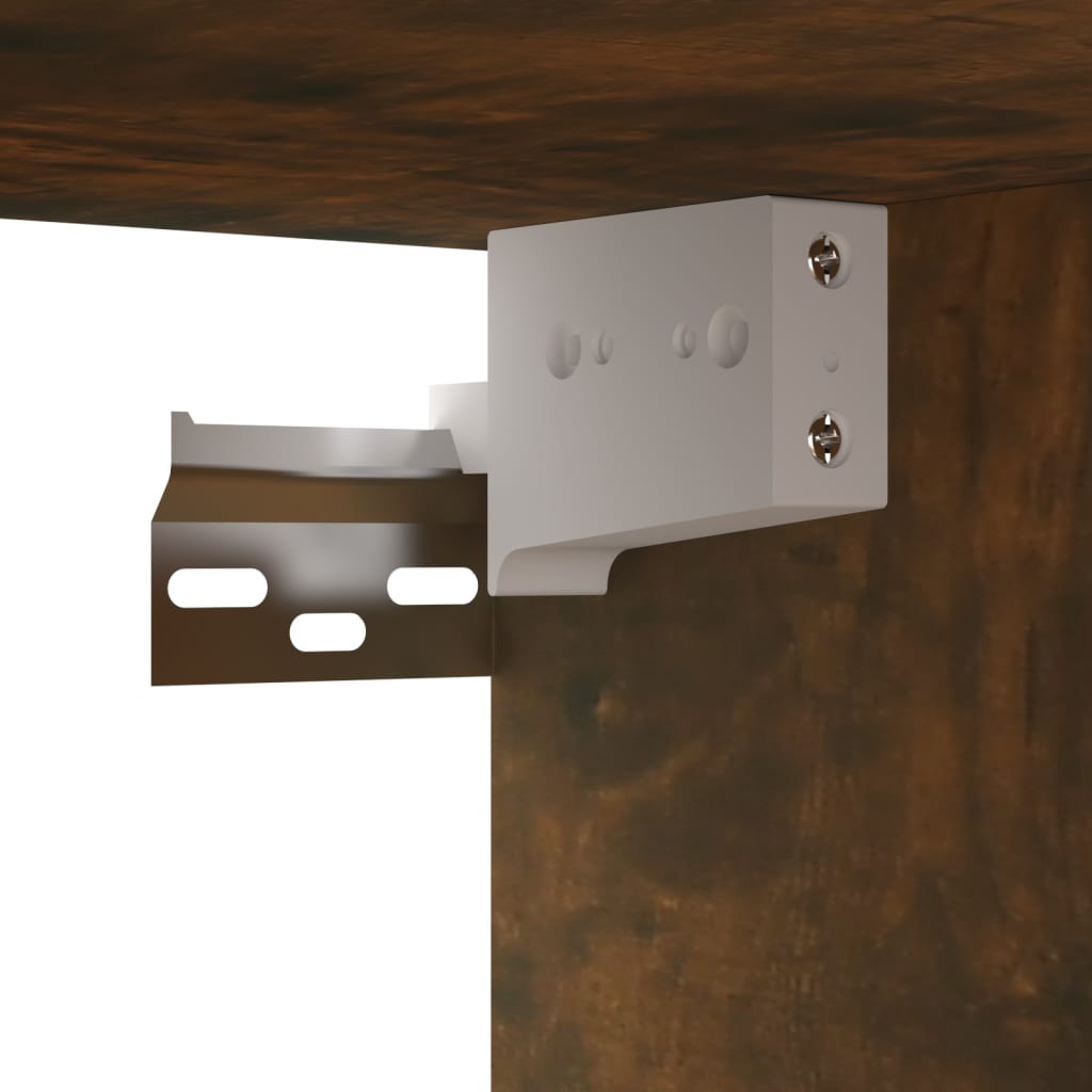 vidaXL Έπιπλα Τηλεόρασης Τοίχου 4 τεμ. Καπν. Δρυς 60x30x30εκ Επ. Ξύλο