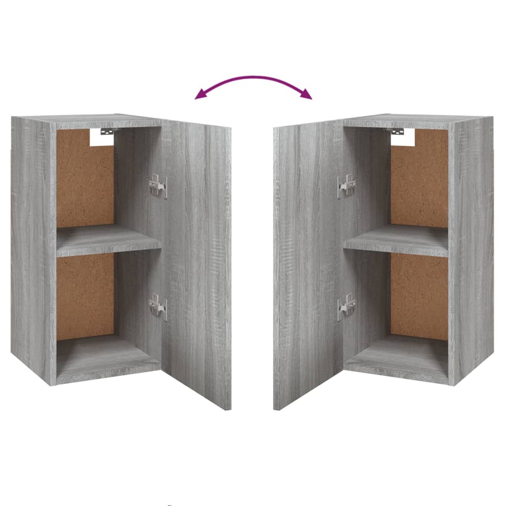 vidaXL Σετ Επίπλων Τηλεόρασης 7 Τεμ. Γκρι Sonoma Επεξεργασμένο Ξύλο