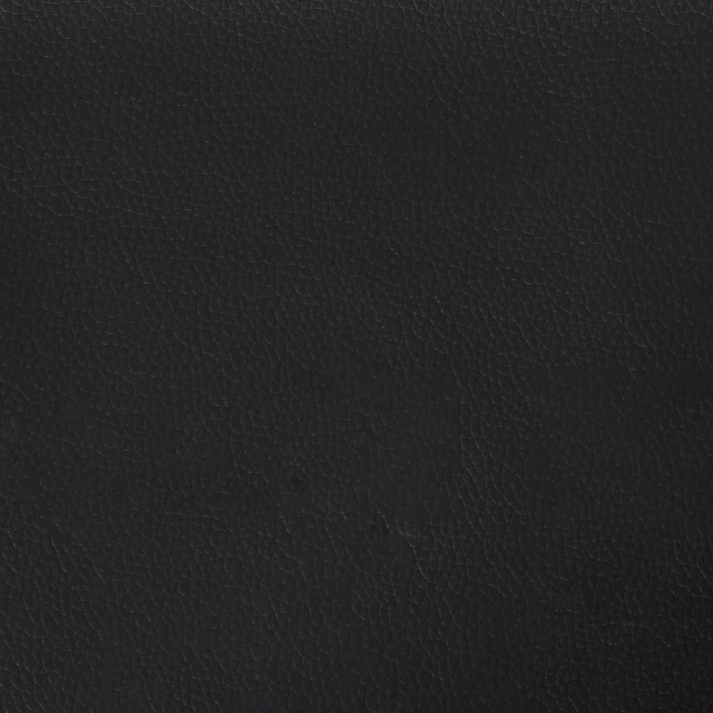 vidaXL Στρώμα με Pocket Springs Μαύρο 80x200x20 εκ. Συνθετικό Δέρμα