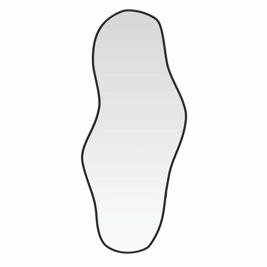 vidaXL Καθρέφτης Τοίχου Μαύρος 70x30 εκ.