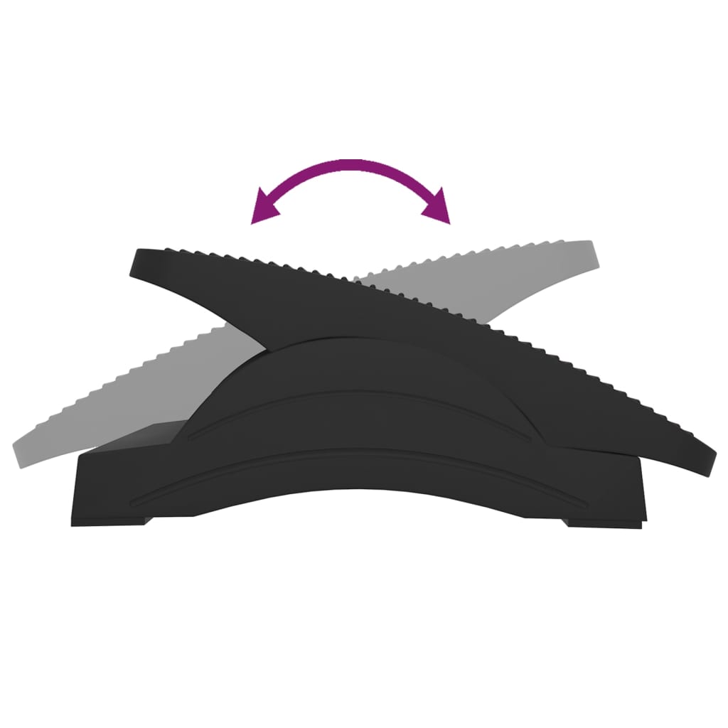 vidaXL Υποπόδιο Μαύρο 43,5 x 32,5 x 10,5 εκ.