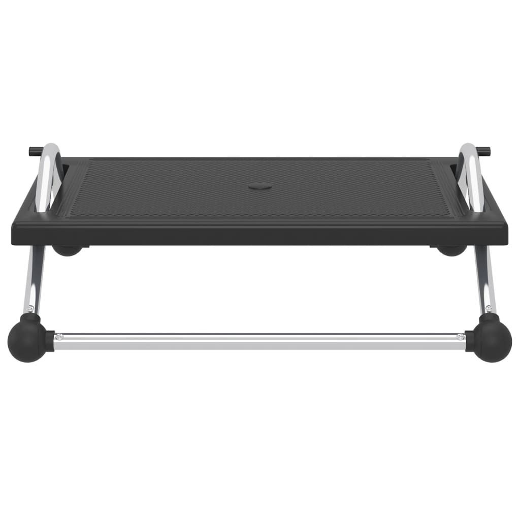 vidaXL Υποπόδιο Μαύρο 45 x 40 x 13,5 εκ.