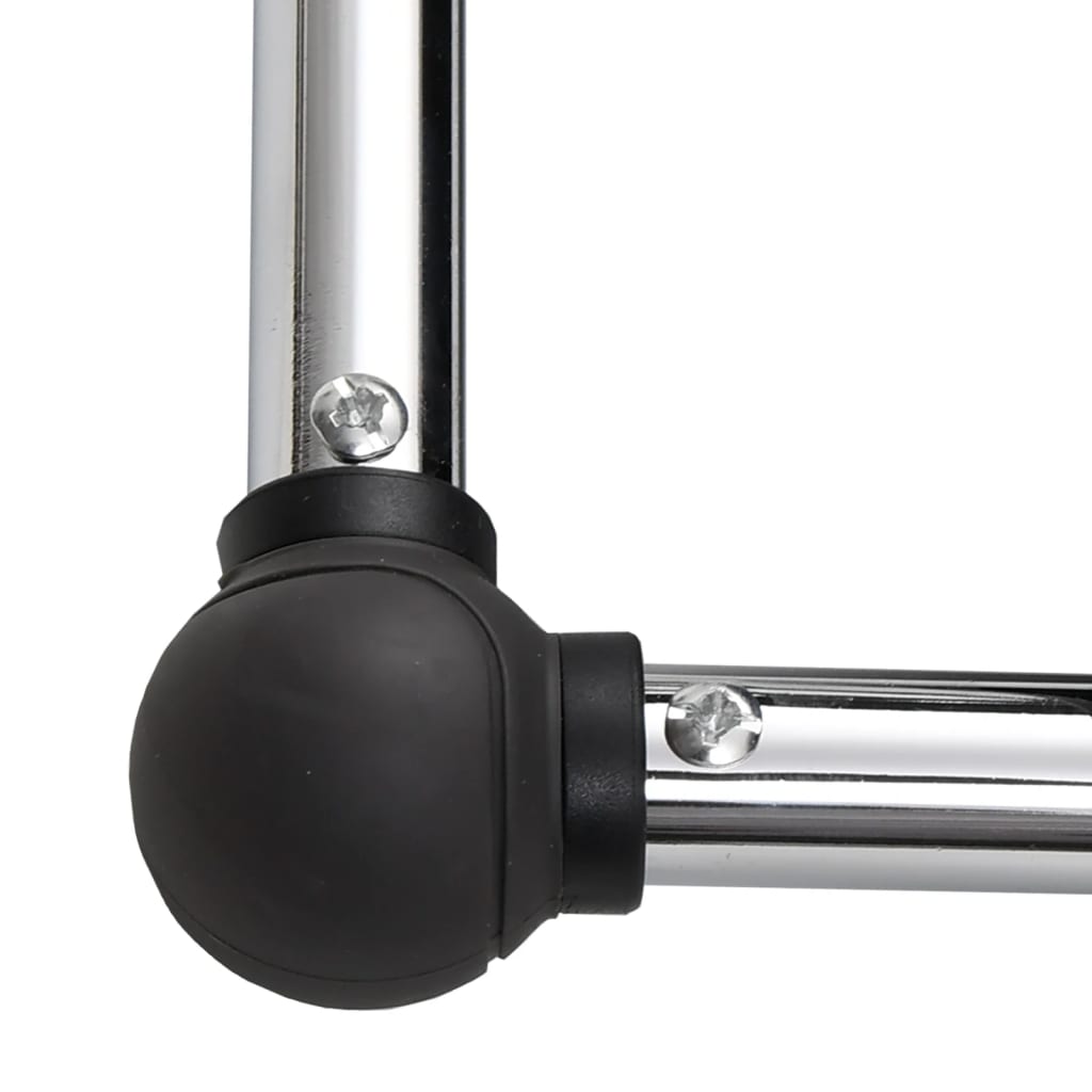 vidaXL Υποπόδιο Μαύρο 45 x 40 x 13,5 εκ.