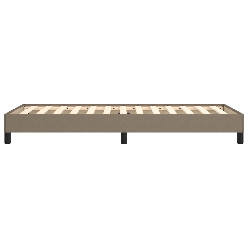 vidaXL Σκελετός Κρεβατιού Χωρίς Στρώμα Taupe 80x200 εκ. Υφασμάτινο