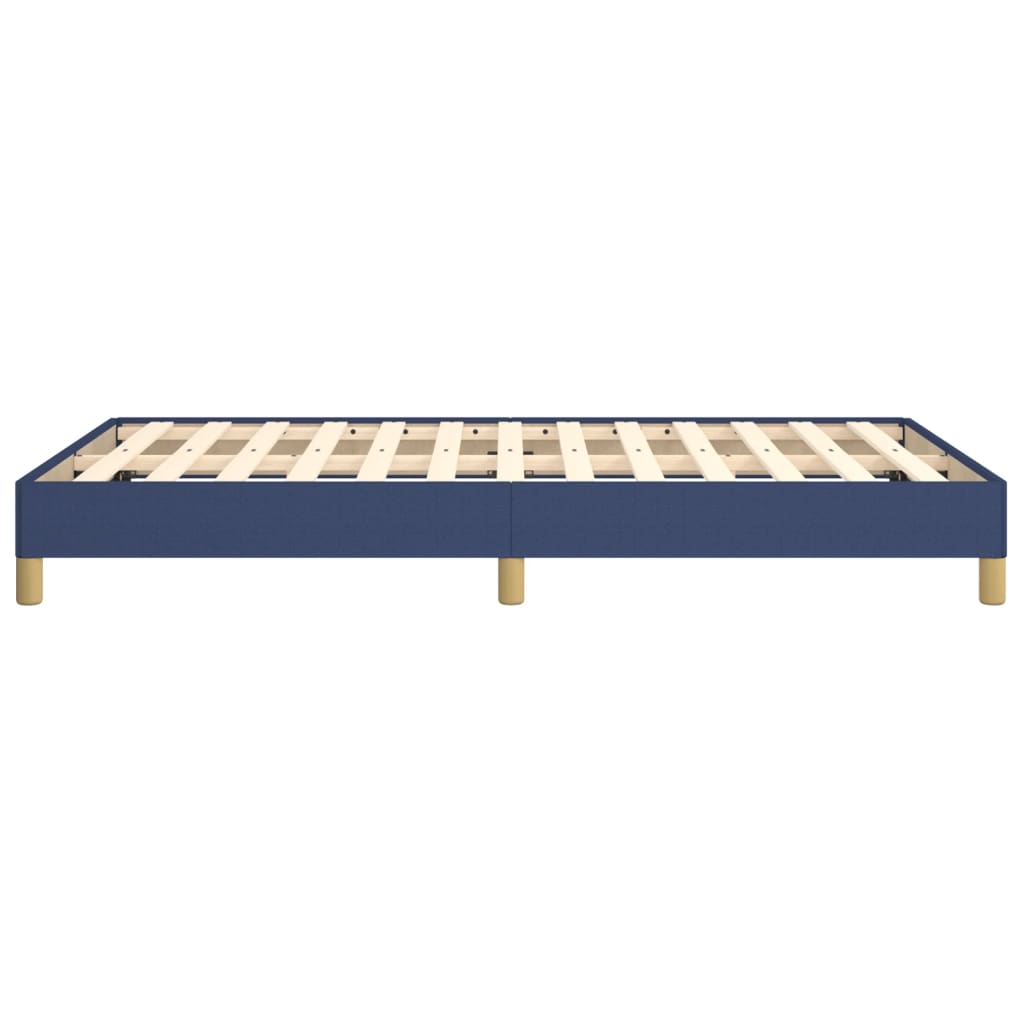 vidaXL Πλαίσιο κρεβατιού χωρίς στρώμα μπλε 120x200cm ύφασμα