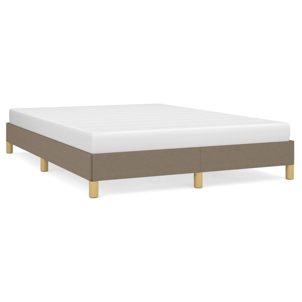 vidaXL Σκελετός Κρεβατιού Χωρίς Στρώμα Taupe 160x200 εκ. Υφασμάτινο