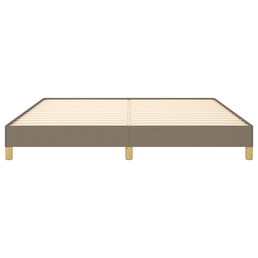 vidaXL Σκελετός Κρεβατιού Χωρίς Στρώμα Taupe 180x200 εκ. Υφασμάτινο
