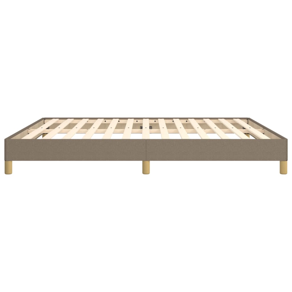vidaXL Σκελετός Κρεβατιού Χωρίς Στρώμα Taupe 180x200 εκ. Υφασμάτινο