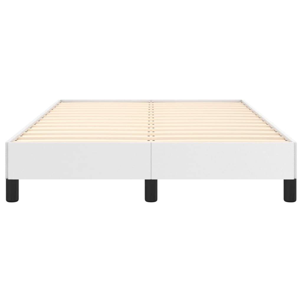 vidaXL Πλαίσιο Κρεβατιού Λευκό 120x200 εκ. από Συνθετικό Δέρμα