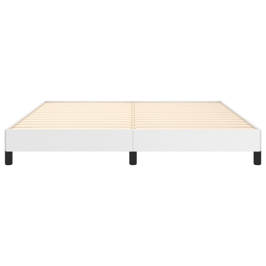 vidaXL Πλαίσιο Κρεβατιού Λευκό 180x200 εκ. από Συνθετικό Δέρμα