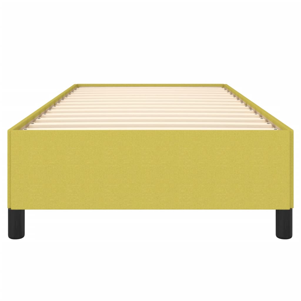 vidaXL Πλαίσιο Κρεβατιού Πράσινο 90x190 εκ. Υφασμάτινο