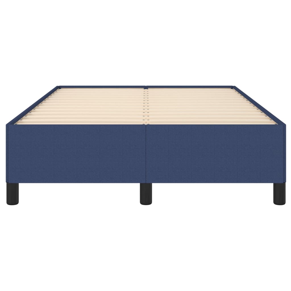 vidaXL Πλαίσιο κρεβατιού χωρίς στρώμα μπλε 120x200cm ύφασμα