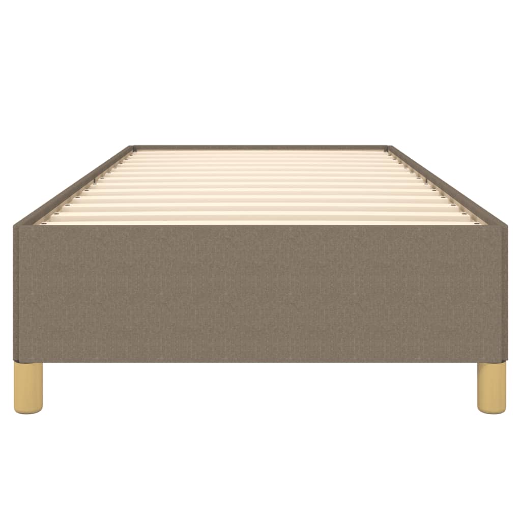 vidaXL Σκελετός Κρεβατιού Χωρίς Στρώμα Taupe 80x200 εκ. Υφασμάτινο
